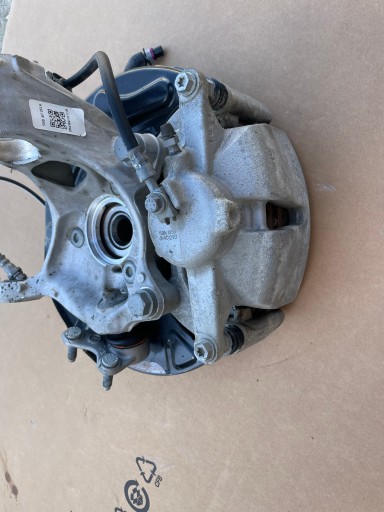 swing caliper disc VW SKODA 5WD407257A front left IDEAL complete