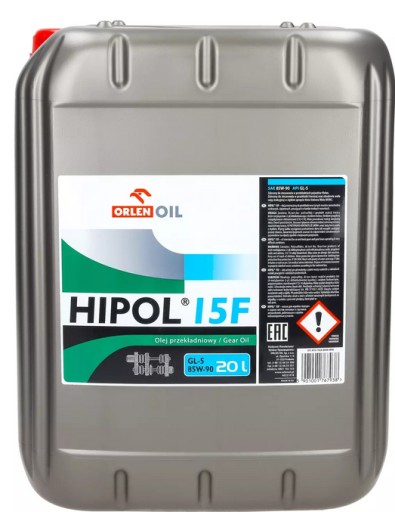 ORLEN HIPOL ТРАНСМИССИОННОЕ МАСЛО 15F GL5 85W-90 20л