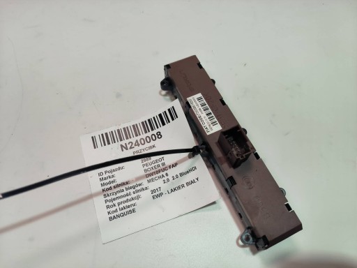 switch of warning lights 7355861650 PEUGEOT BOXER III