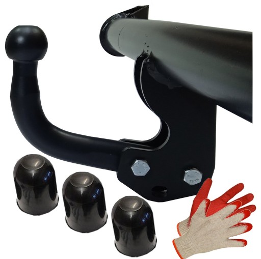 ЖЕСТКИЙ БУКСИРОВОЧНЫЙ КРЮК+ЧЕХОЛЫ+ПЕРЧАТКИ для OPEL ZAFIRA 1 A I 1999-2005 гг.