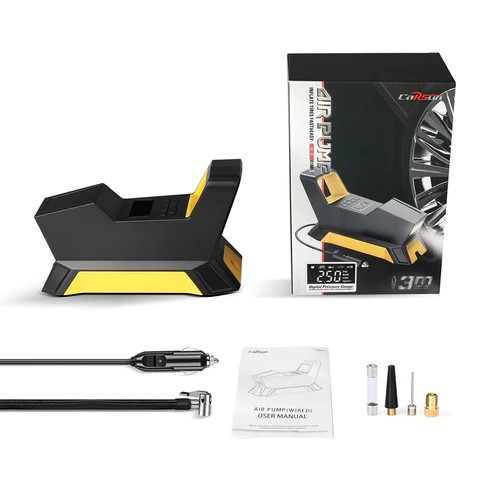 АВТОМОБИЛЬНЫЙ КОМПРЕССОР 12 В LED LCD CARSUN C1809-1