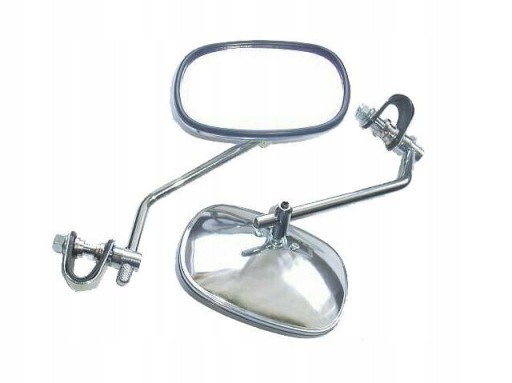 LU-108 - ДЗЕРКАЛА УНІВЕРСАЛЬНІ ДЗЕРКАЛА ХРОМ З РУЧКОЮ