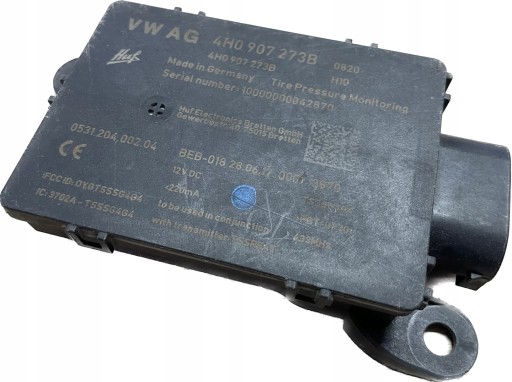 4H0 907 - Контроллер системы давления в шинах tpms audi rs6 rs7 a8 4h0907273b