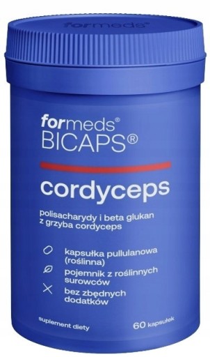 BICAPS CORDYCEPS 60 KAP POLYSACHARIDY IMUNITA ADAPTOGÉN | FORMEDS