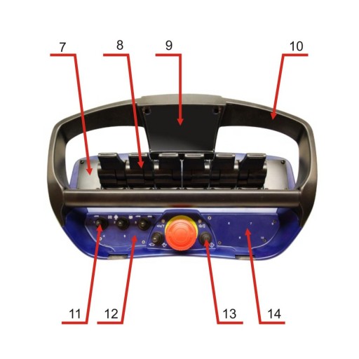 A2000380220 - Левая панель переключателей RAW Maxi G1 G2B