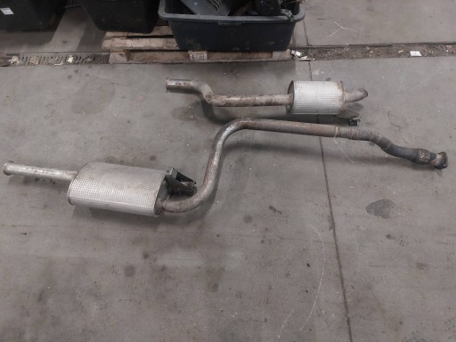 Marmitta sistema scarico completo auto usato KONCOWY + media RENAULT ESPACE IV 2.2 DCI