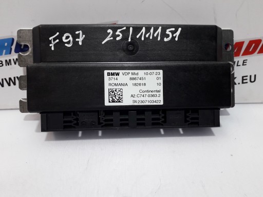 8858486 - Bmw g01 g05 g20 g26 g80 пневматична підвіска vdp контролер 8867451