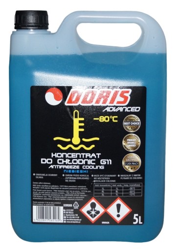 КОНЦЕНТРАТ ДЛЯ ОХОЛОДЖУВАЧІВ G11 -80°C BLUE Antifreeze Cooling 20л ЯКІСТЬ