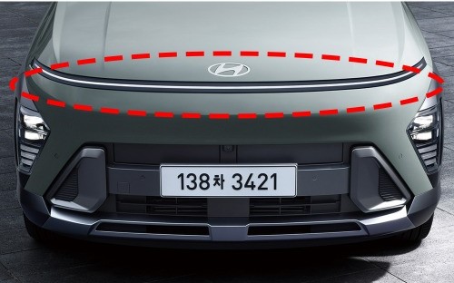 Новая передняя фара светодиодная лента hyundai kona iii 04. 2023 - 2025 92209be100