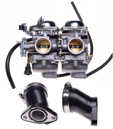 2x 2x - Комплект карбюратора + всасывающий патрубок Quadzilla CPI 250cc