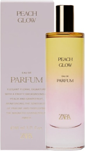 Dámsky parfum PEACH GLOW ZARA 80ml EDP