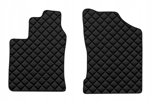 Килимки спереду шкіра DAIHATSU CUORE 03-07 товсті