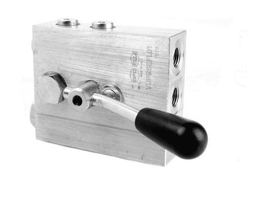 VUPRSEFL01 - Single acting check valve with manual lever contro