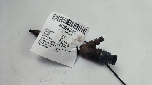 injector 504389548 2.3 JTD FIAT DUCATO III