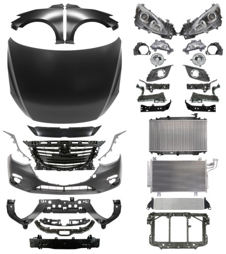 4634 - Mazda 3 13-17 Ремень капота, бампера и крыла