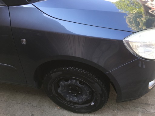 Праве переднє крило skoda fabia 2 ii 2007-2014 колір 9153 europa демонтаж