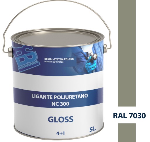 СУДОВАЯ КРАСКА BEMAL - ПОЛИУРЕТАНОВЫЙ ЛАК - 5л - RAL 7030