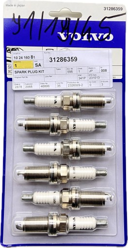 31286359 - Набір 6 свічок volvo