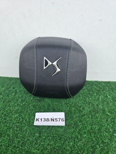 Couvre Airbag Chauffeurs Cuir, en cuir CITROEN DS3 DS7 DS9 2012667 K138/N576