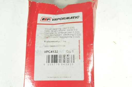 VP1 VPC4132/AJ - УПОРНЫЙ ПОДШИПНИК VAPORMATIC VPC4132