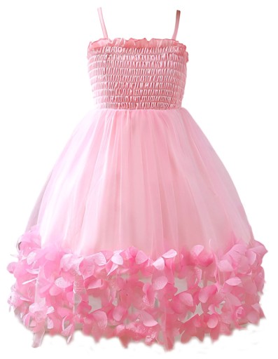 Detské šaty so žabičkovaním veľ. 110 - Kvety
