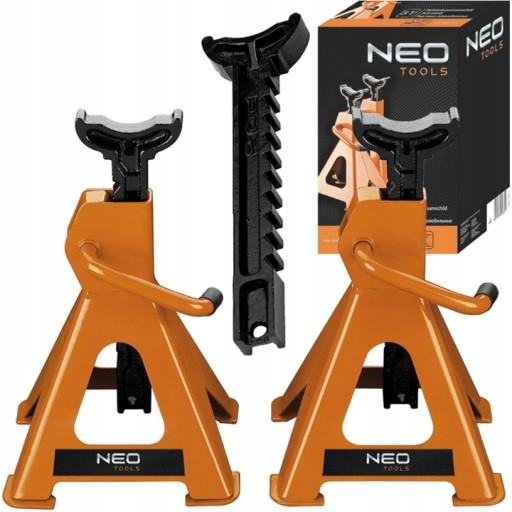 СУДОВІ АВТОМОБІЛЬНІ ПІДСТАВКИ 3 Т 295-415 ММ NEO TOOLS x2