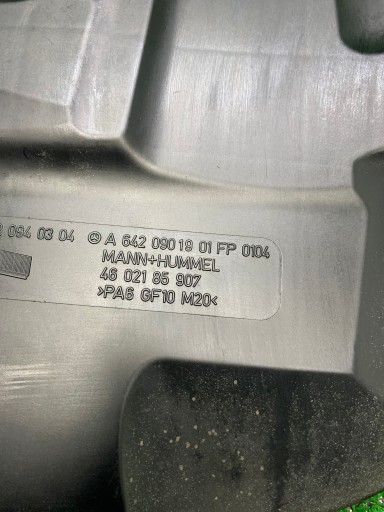 MERCEDES W211 Gehäuse filter luft A6420940304 A6420901901