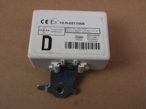 Toyota Yaris III module control unit of a lock central 89741-0D450