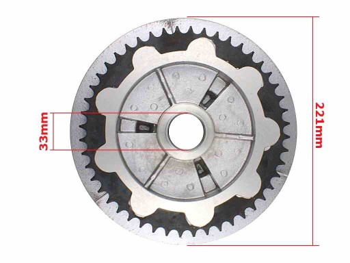 ROY05183 - НОВАЯ ЗАДНЯЯ ЗВЕЗДОЧКА MZ TS 250 ALM PRL КАЧЕСТВО МОТОЦИКЛА