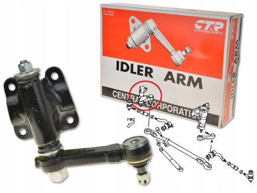 КРОНШТЕЙН РУЛЕВОЙ ТЯГИ CAM-15 CTR