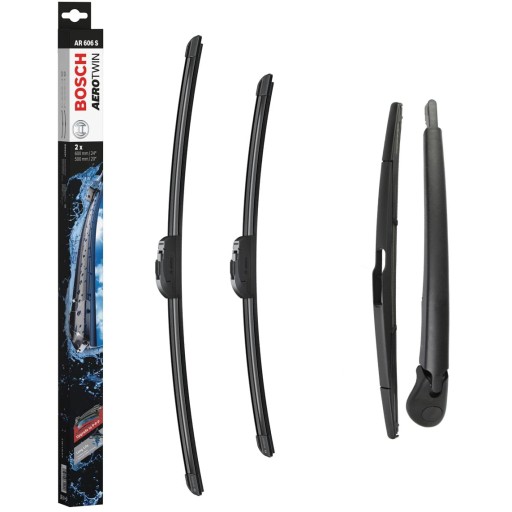 ME-002099 3397118910 - ВАЖІЛЬ СКЛООЧИСНИКА ЗАДНІЙ + ПЕРЕДНІ ЩІТКИ LAGUNA II УНІВЕРСАЛ