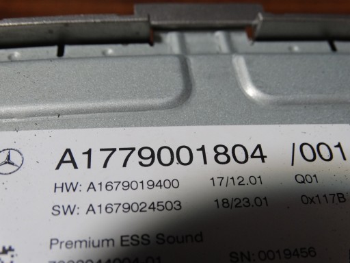 amplifier BURMESTER MERCEDES W118 W167 W177 1 9
