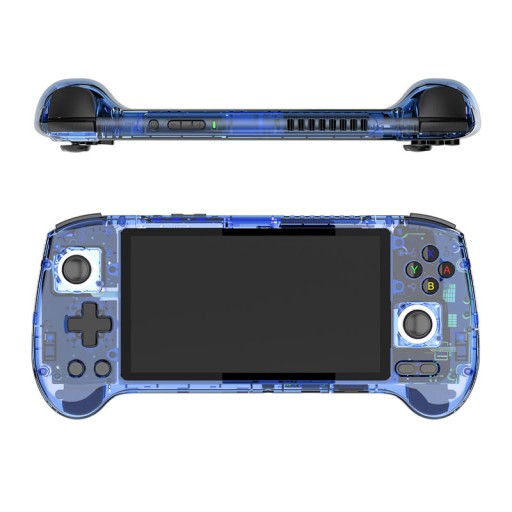 ほぼ新品 Anbernic RG556 クリアブルー  128GBSDカード付 ANBERNIC RG556 Konsola Przenośna 256GB Dotykowy 5.48