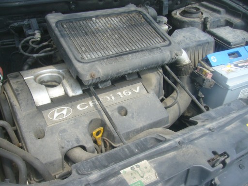 KIA SPORTAGE HYUNDAI SANTA FE ДВИГАТЕЛЬ В КОМПЛЕКТЕ 2.0 CRDI D4EA ДЫМ.