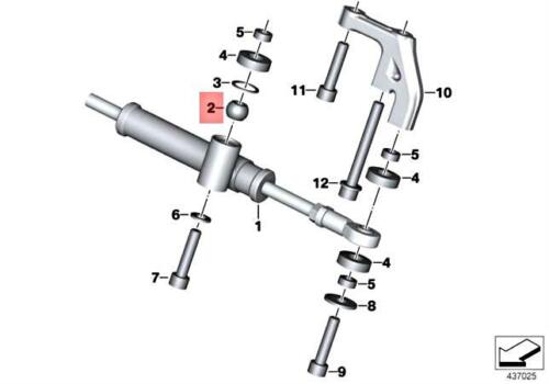 31422314995 - Шарнір рульової стійки BMW R1100 K1200