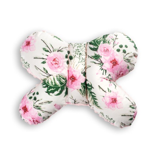 Протиударна подушка Lobli метелик, відтінки рожевого