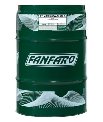 Трансмиссионная жидкость 80w90 max 5 208л fanfaro ls для высоких температур