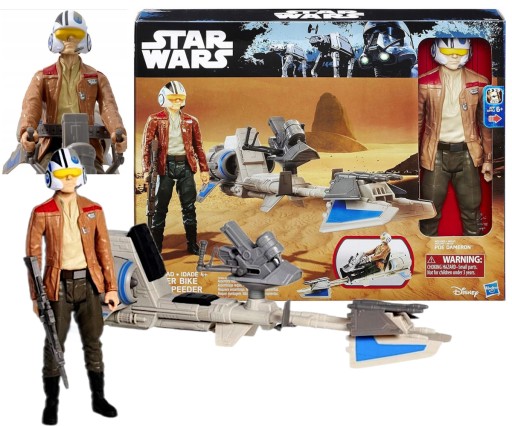 Figurka Hasbro Star Wars Speeder Bike • Cena, Opinie - Allegro