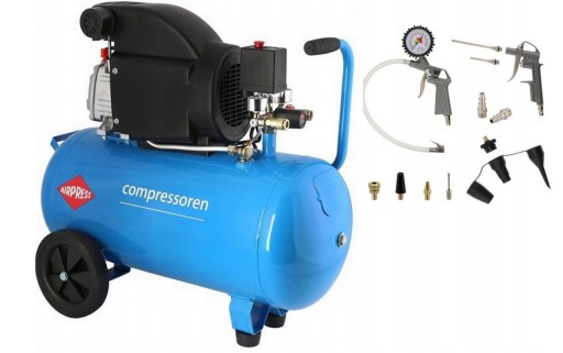МАСЛЯНИЙ КОМПРЕСОР AIRPRESS HL 275-50 + АКСЕСУАРИ
