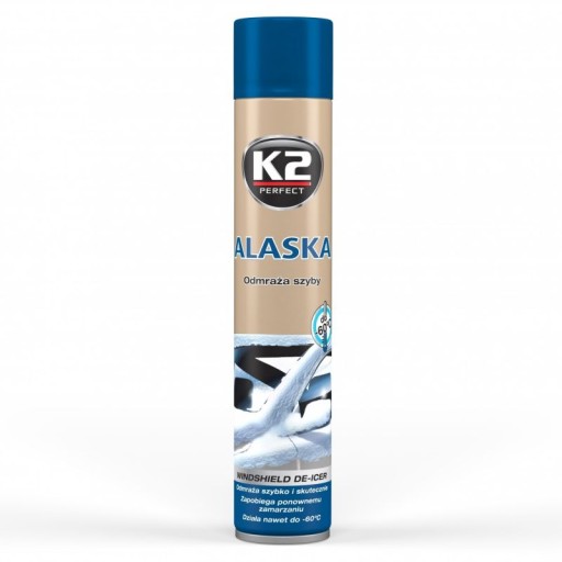 K2 alaska odmrażacz do szyb 750ml