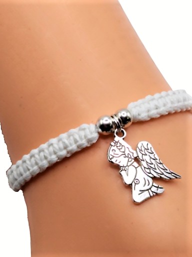 МАКРАМЕ АНГЕЛ БРАСЛЕТ СВЯТО ПРИЧАСТЯ