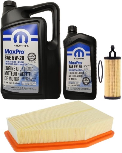 MOPAR 5W20 6L + ФІЛЬТРИ JEEP CHEROKEE 3.2 2019-2022