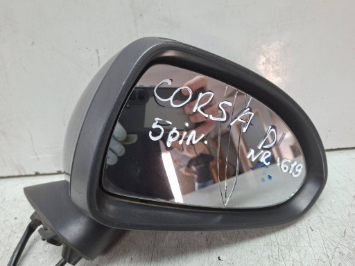mirror right 5 vertical OPEL CORSA D 2006