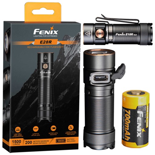 Світлодіодний ліхтарик FENIX E18R V2. 0 1200LM USB-C