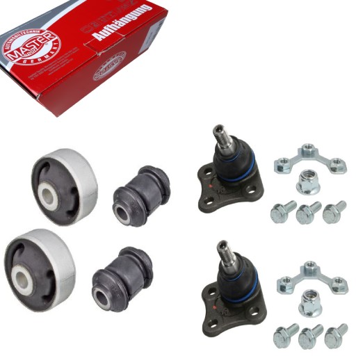 17620-SET-MS - 2 ШТИФТА 4 ВТУЛКИ ВАЖЕЛЯ УПРАВЛІННЯ SEAT LEON І TOLEDO II