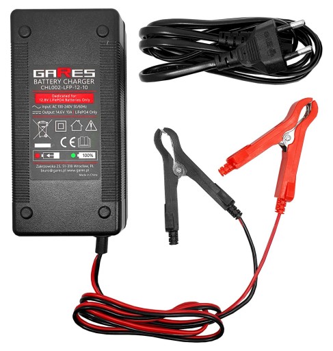 Выпрямительное зарядное устройство для аккумуляторов LiFePO4 12,8В 10А