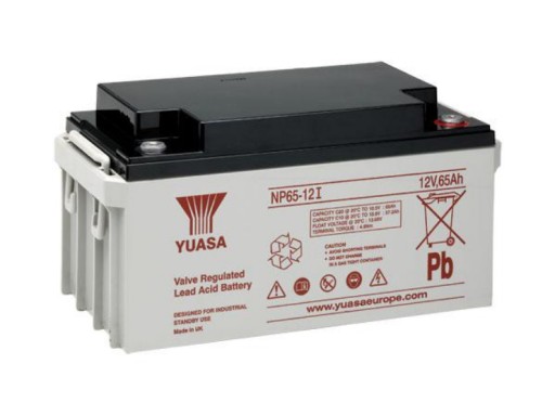 Аккумулятор yuasa np65-12 65ah для ибп, уборочных машин, тележек подметальных машин