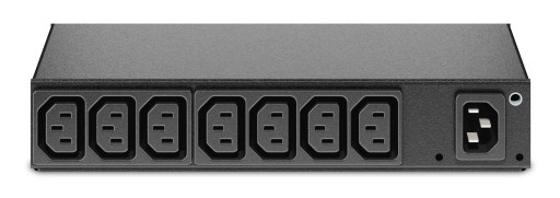 Разветвитель питания apc pdu, 8 слотов, черный, 1u