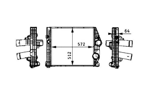 30211 7063014 - ИНТЕРКУЛЕР NRF MERCEDES ATEGO ATEGO 2 OM900.911-O