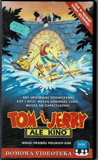 Kaseta wideo Tom i Jerry. Ale Kino KASETA VIDEO VHS